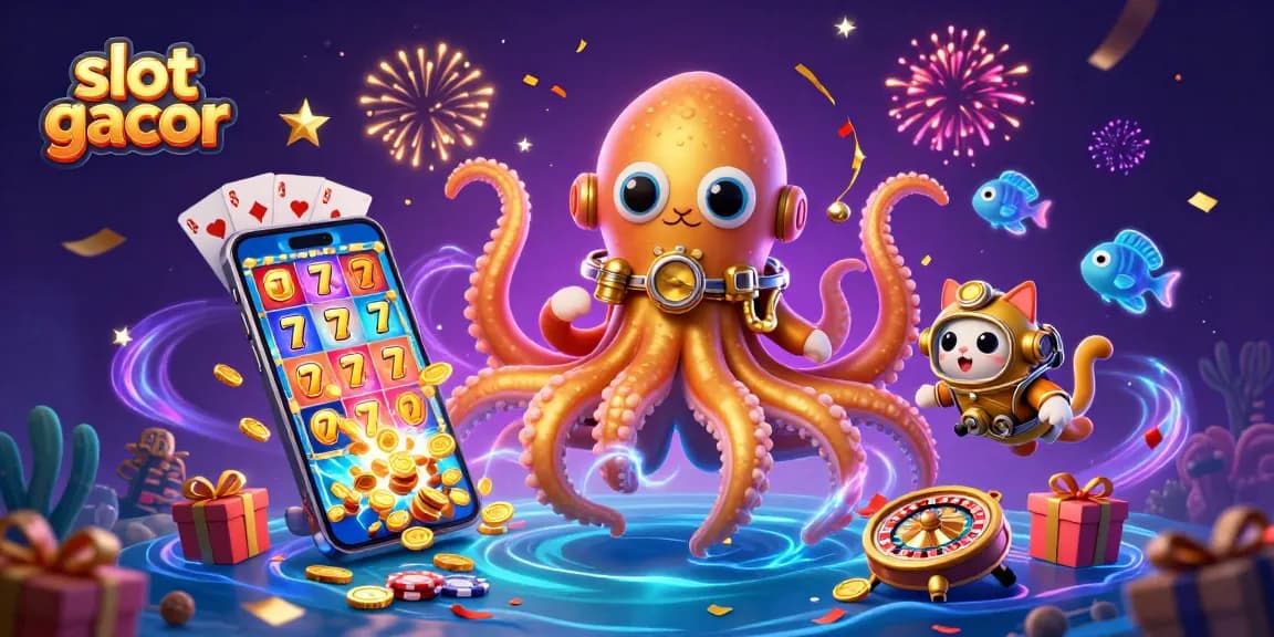Menangkan jackpot di slot gacor dengan komposisi karakter laut penuh warna