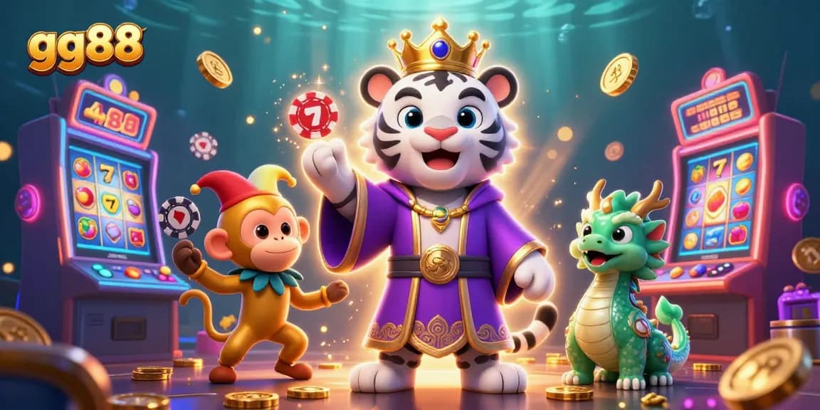 Experience thrilling gameplay at gg88 with vibrant casino elements and fun characters.