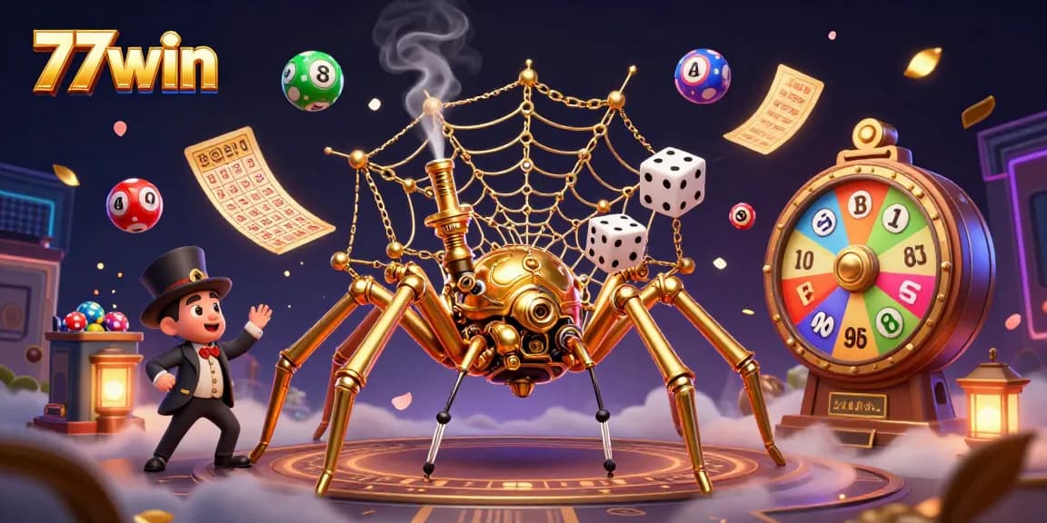 77win offers dynamic gaming action with colorful lottery themes and engaging 3D illustrations.