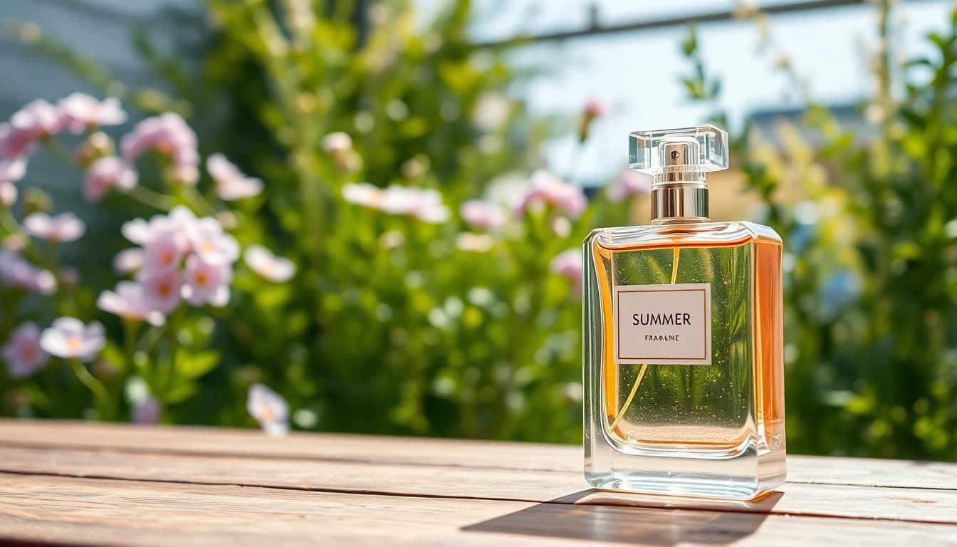 Experience the captivating essence of jpg summer fragrance with a beautifully designed perfume bottle.