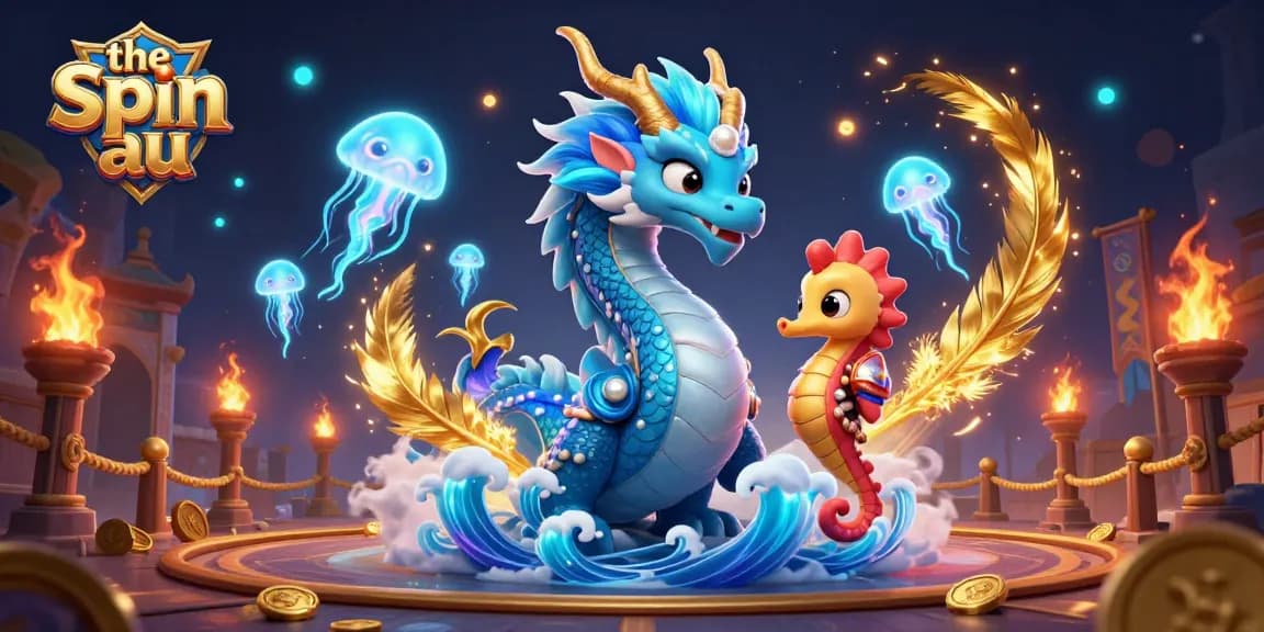The spin au delivers thrilling gaming experiences with vibrant ocean-themed characters and casino elements.