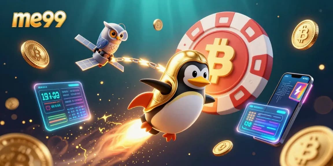 Experience thrilling gameplay at me99, a vibrant casino world blending cryptocurrencies and classic gaming.