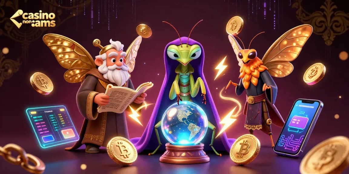 Gioca nei migliori casino non AAMS con personaggi magici e elementi criptovaluta unici.