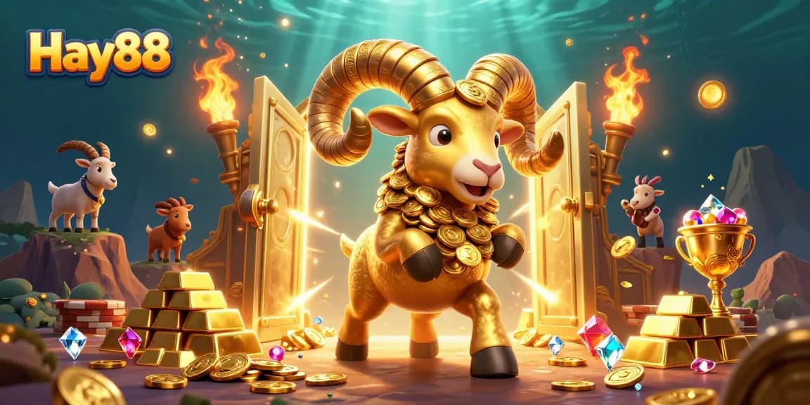 Engage with Hay88's exciting gaming scene featuring golden rewards and thrilling actions.