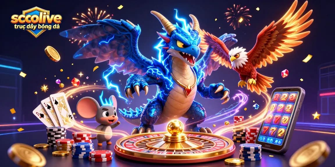 Socolive trực tiếp bóng đá offers thrilling experiences with dynamic casino elements and vibrant characters.