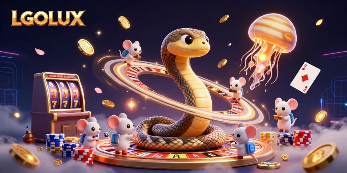 Players engage with slot games and lively casino action at LGOLUX.