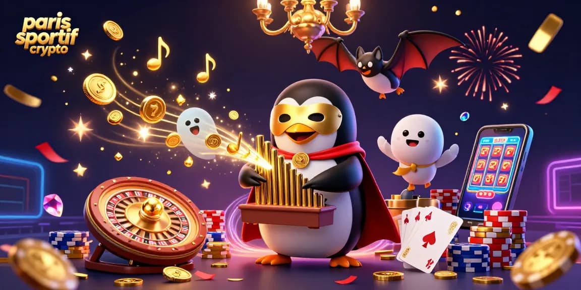 Placer des paris sportif crypto de manière captivante avec des personnages animés en action.