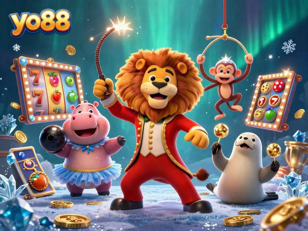 Win big at yo88 with engaging 3D illustrated characters and vibrant casino elements in action.