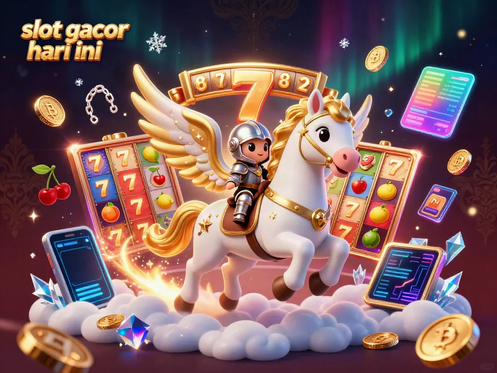 Unleash winning fortunes with slot gacor hari ini luck featuring vibrant symbols and gold coins.