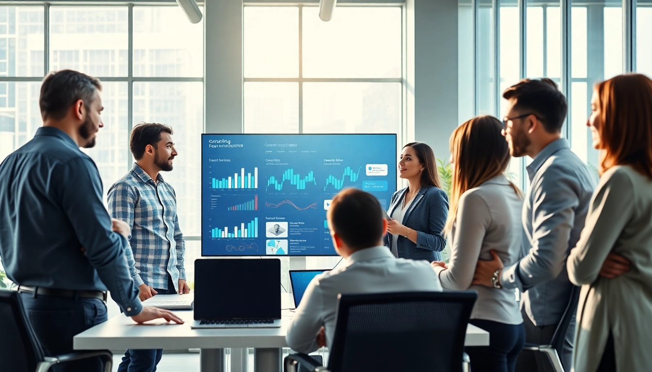 Boost your marketing strategy with insights from https://www.rontar.com/ in a modern office setting.