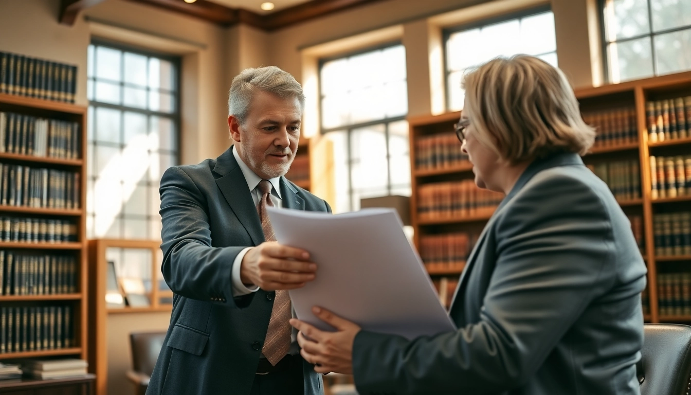 Meet with a Sandusky Personal Injury Lawyer for legal consultation in a professional setting.