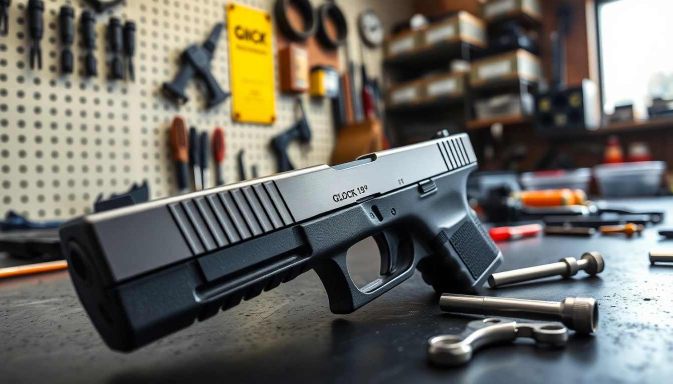 Showcasing the glock 19 slide oem for enthusiasts, highlighting its sleek design and quality craftsmanship.