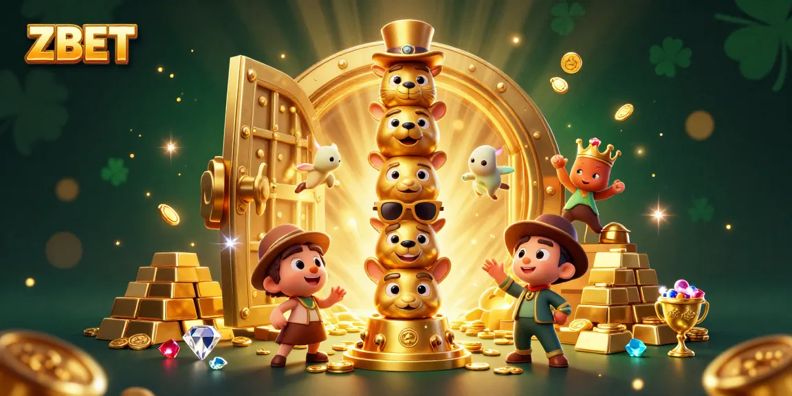 Experience the vibrant world of ZBET slots with lively animations and sparkling treasures.