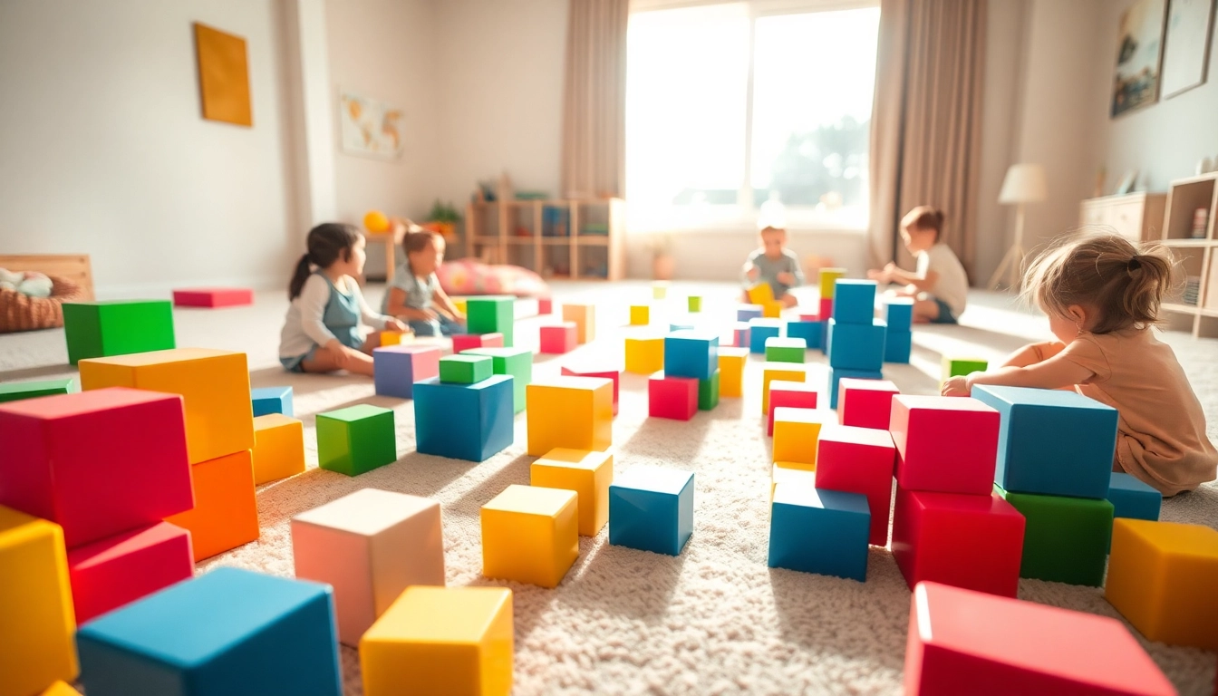 Safe and Creative Play with Soft Building Blocks for Children
