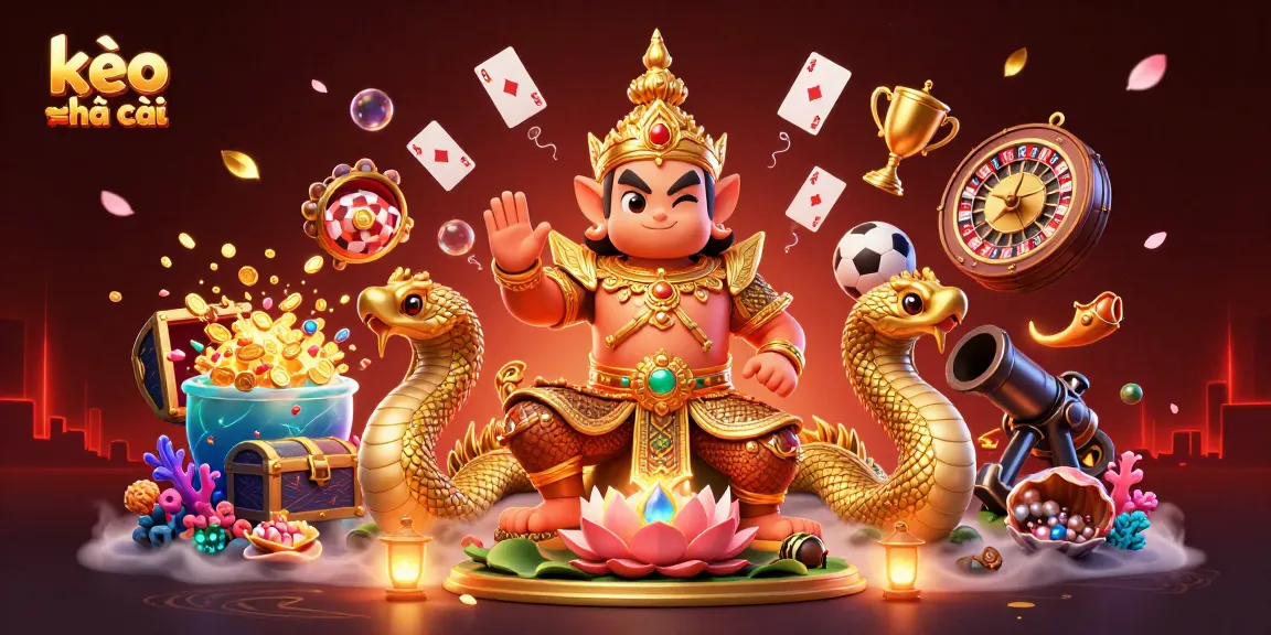 Engage with kèo nhà cái as a playful yaksha guardian brings excitement to sports betting!