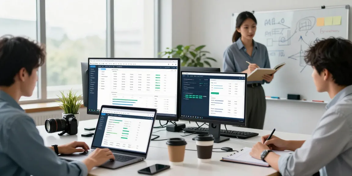 SEO specialists analyzing data at https://www.miraviglp.com in a modern digital workspace.