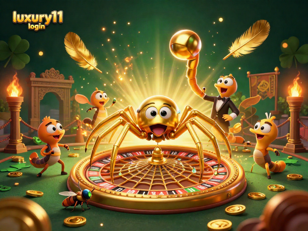 Experience the excitement of luxury111 login as engaging characters spin their bets in a vibrant casino atmosphere.