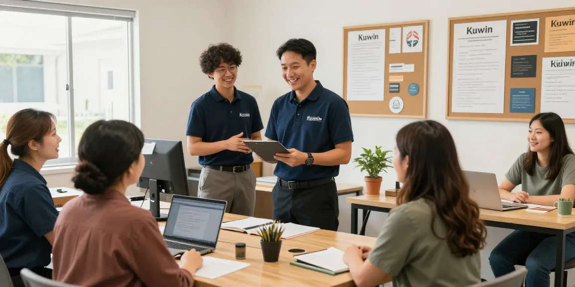 Kuwin, the trusted local service provider, enhancing community services through skilled engagement.
