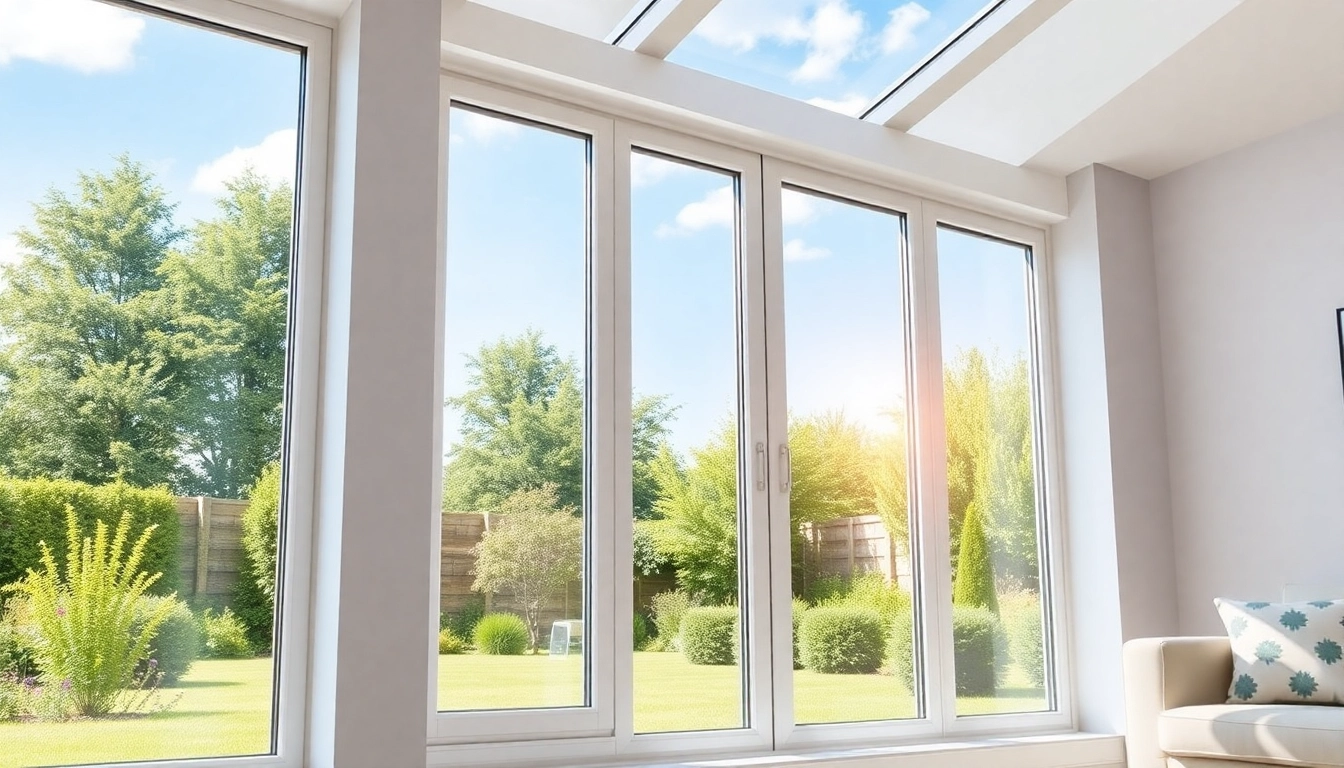 Explore the benefits of double glazed windows in a modern home setting.