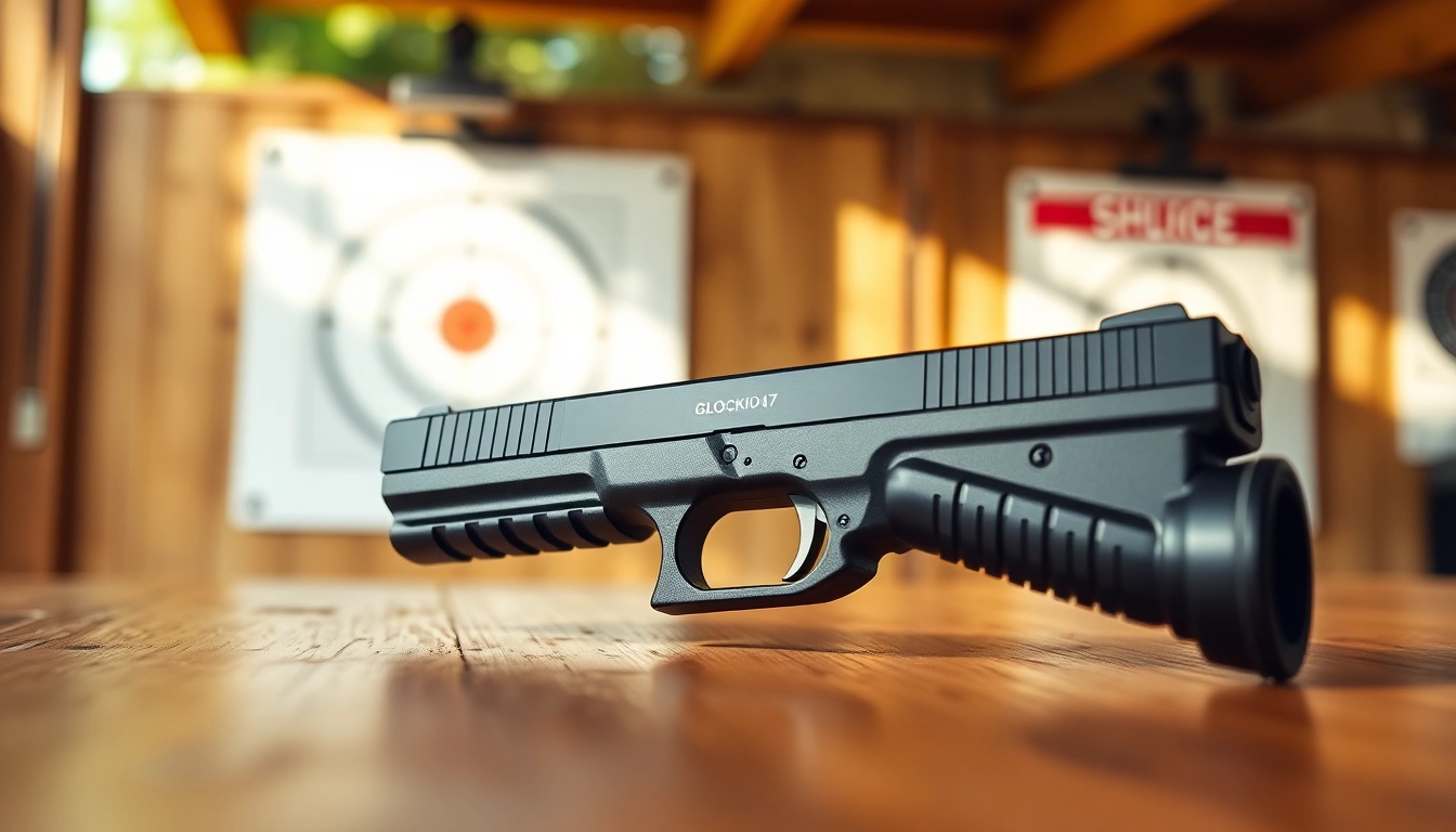View the Glock 17 MOS slide showcasing its precision design and optic mount readiness.