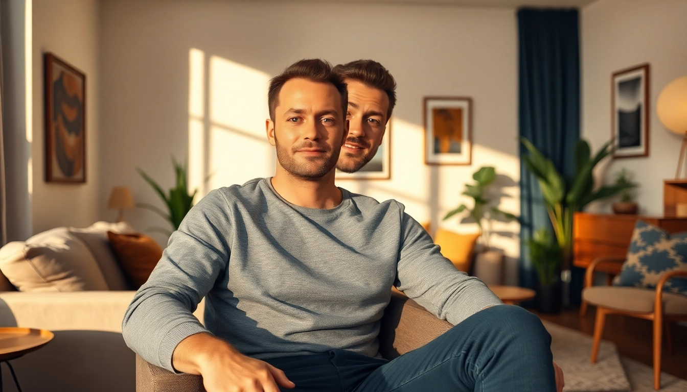Verken mannelijk comfort met mannenvisie.nl in een stijlvolle woonkamer vol unieke decoraties.
