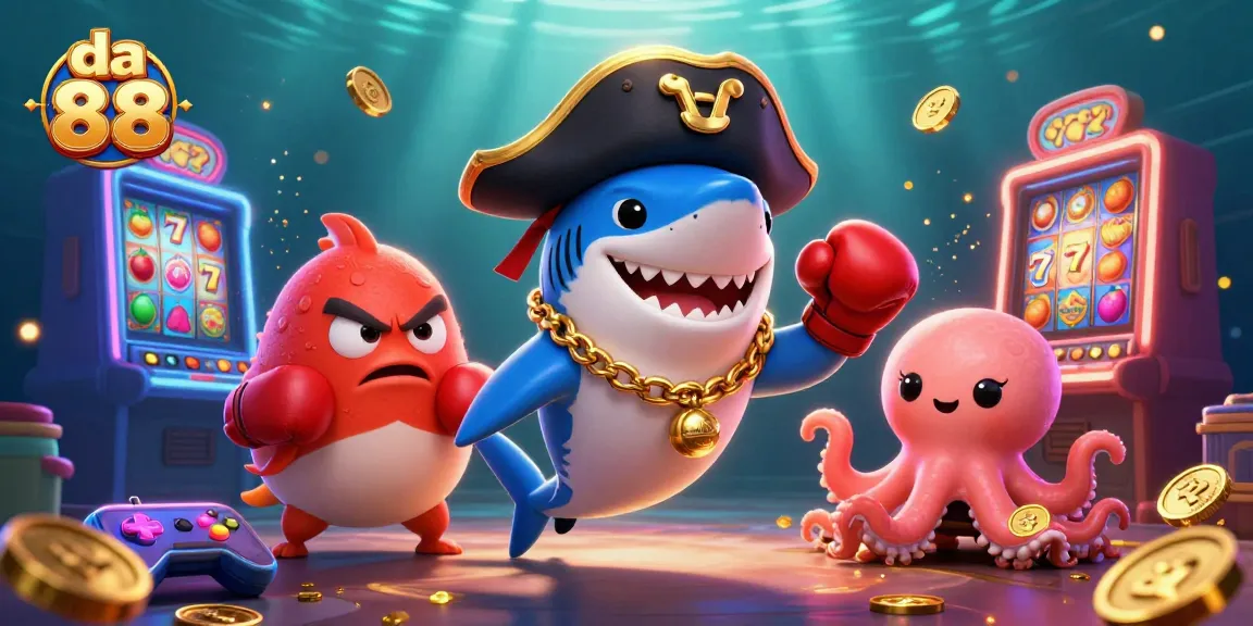 Engage with da 88's immersive casino world featuring vibrant characters and slot machines.
