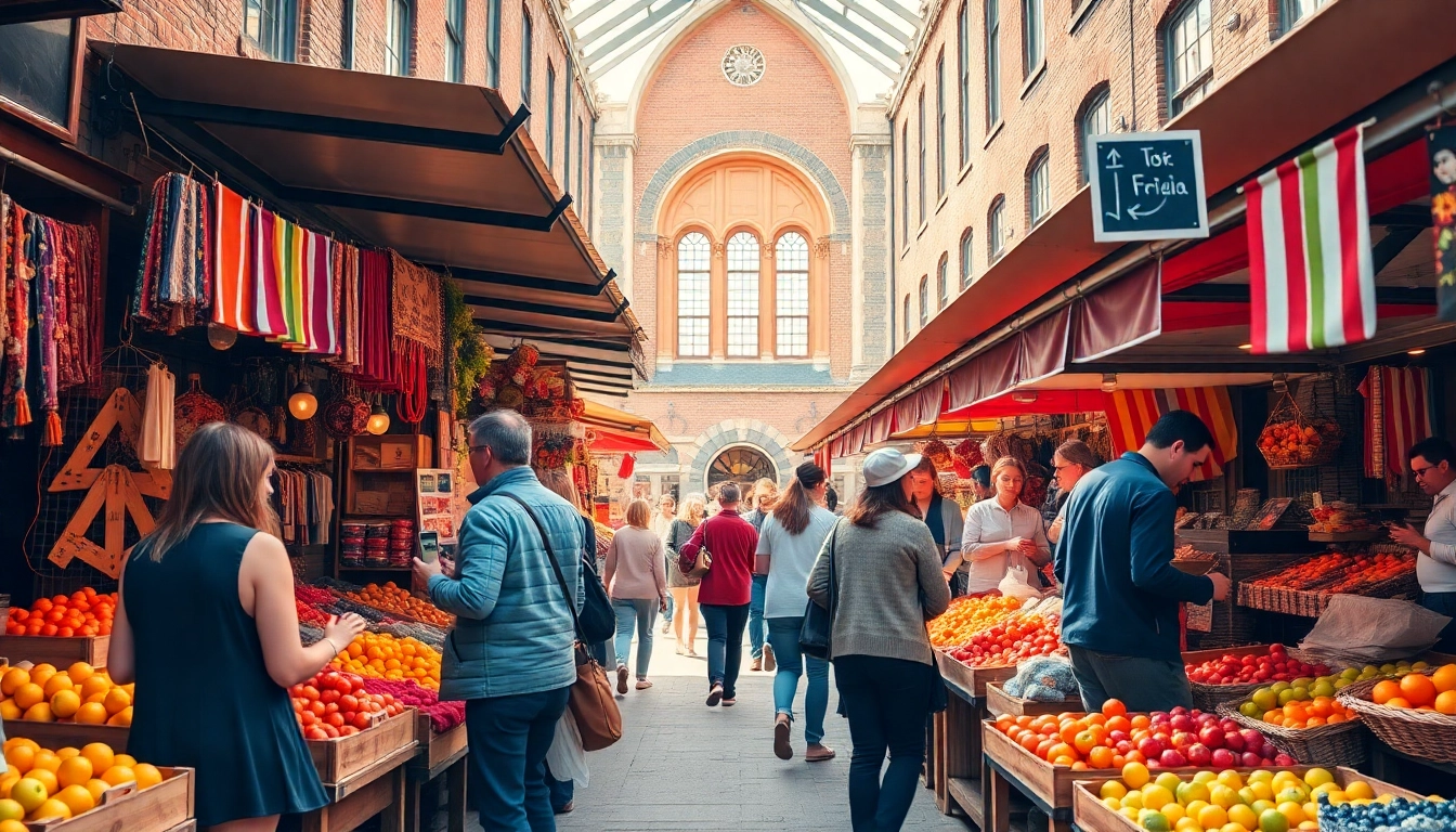 Bezoek leideninbeeld.nl voor een kleurrijke weergave van de lokale markten in Leiden.