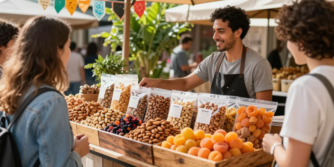 Explore the vibrant marketplace with the freshest mixed nuts and dried fruits, essential for M98 ฝาก-ถอน transactions.