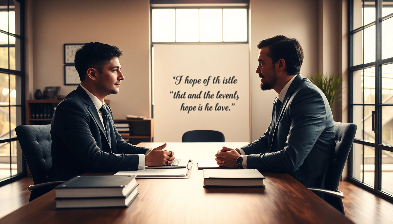 Consultation with a Maine Personal Injury Lawyer in a professional office setting.