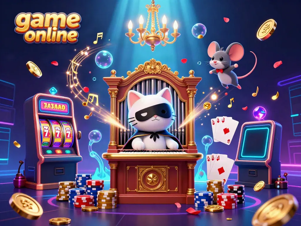 Experience thrilling moments with game online action featuring a whimsical casino scene