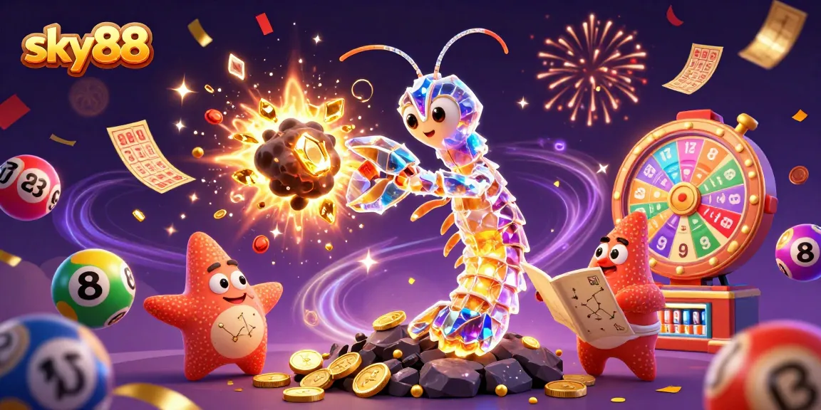 Join the sky88 gaming adventure with explosive treasures and vibrant lottery excitement!