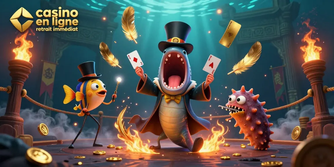 Découvrez les défis d'un casino en ligne retrait immédiat avec une illustration captivante.