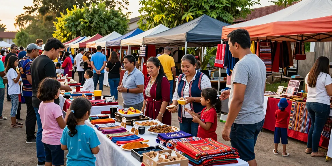Explore the vibrant 92 dadu market scene, showcasing local crafts and community engagement.