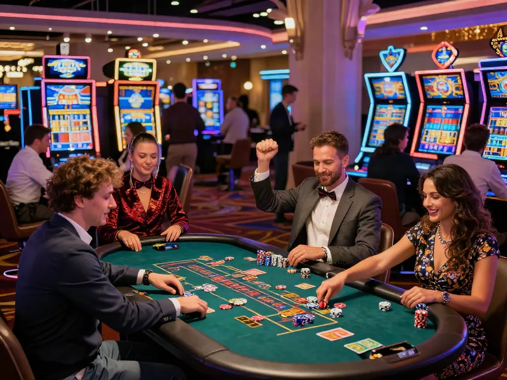 Koitoto gaming experience in a modern casino with vibrant atmosphere.