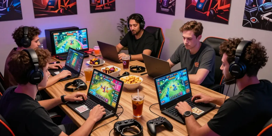 ネットオリパおすすめを楽しむ友達のダイナミックなオンラインゲームシーン