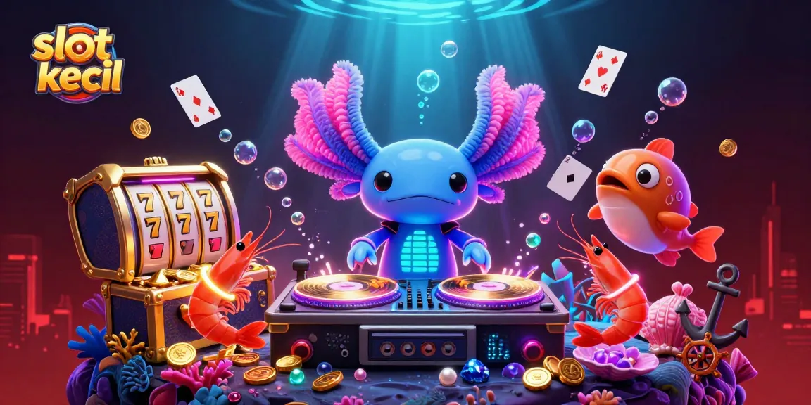 Engage with slot bet kecil for big wins while experiencing vibrant underwater scenes.