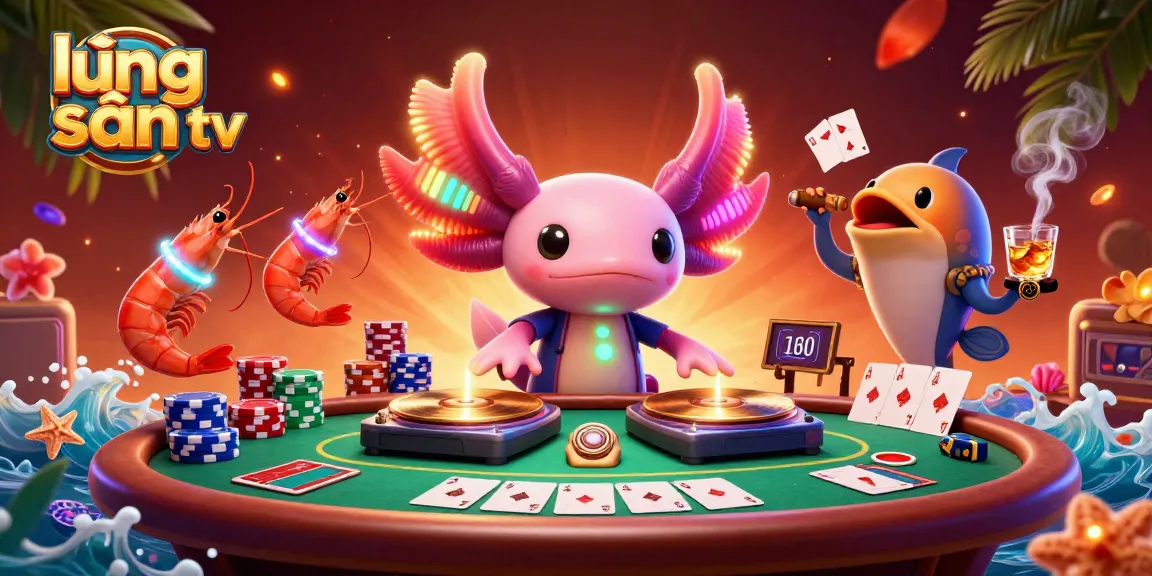 Experience thrilling plays with lương sơn tv's vibrant 3D digital poker scene featuring lively characters.