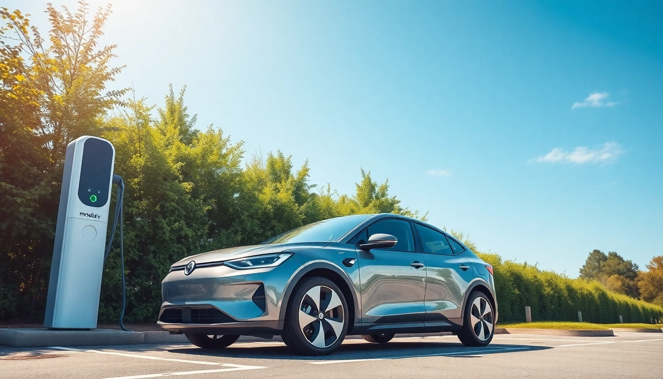 Charge your McNally EV at a modern station surrounded by nature.