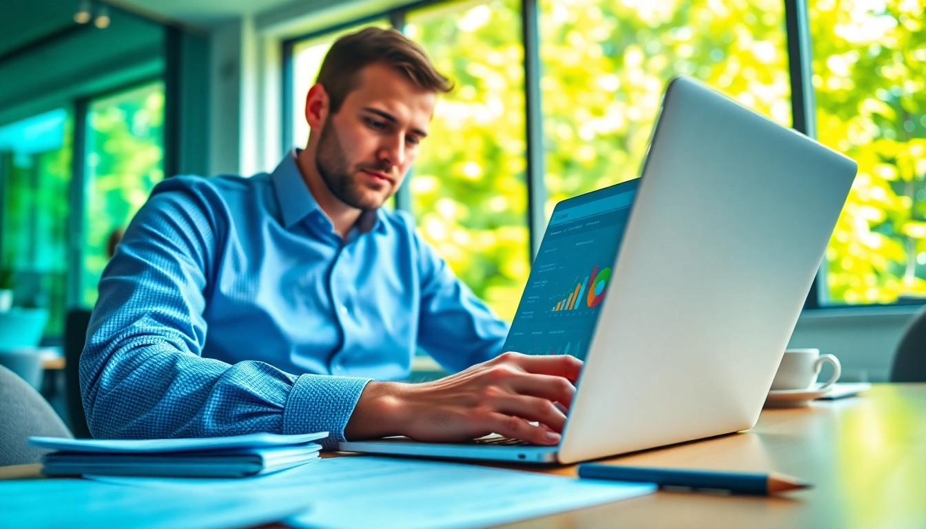 Boost your affordable seo strategy with a professional consultant analyzing data in a bright office.