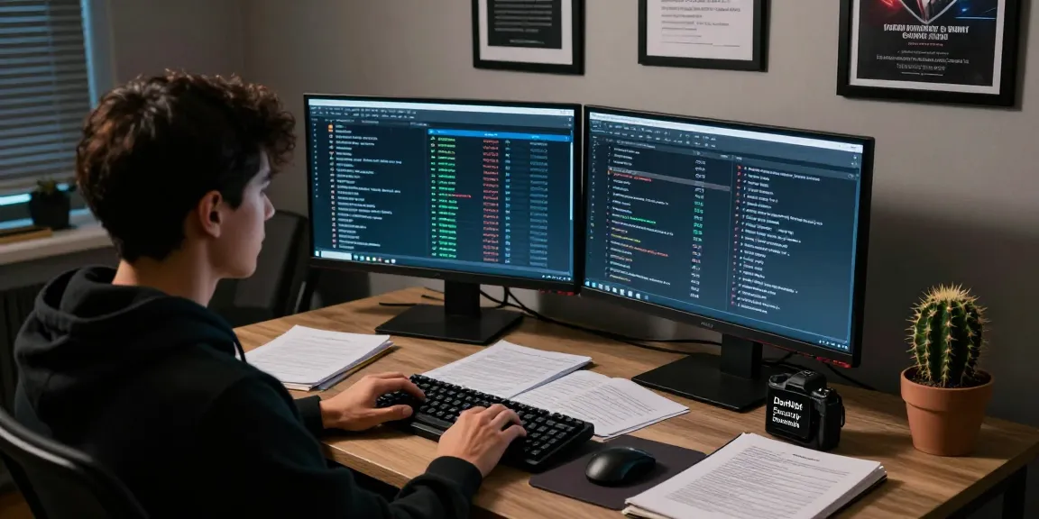 Insightful darknet research featuring security reviews on monitors and analysis materials.
