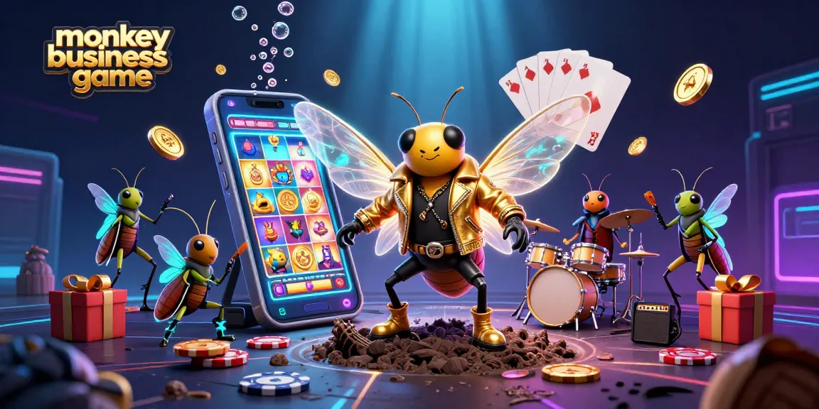 Experience the thrill of the monkey business game with a vibrant, dynamic casino scene