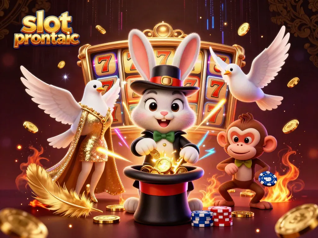 Experience the thrill of slot pragmatic as a cartoon magician and friends celebrate big wins.