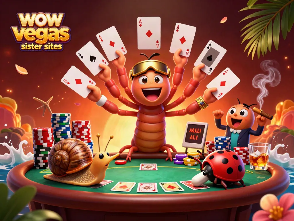 Experience thrilling gameplay at wow vegas sister sites with colorful casino elements.