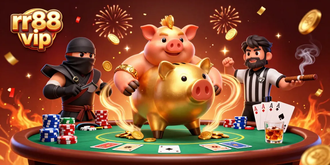 Experience thrilling wins at rr88 vip with dynamic poker action featuring colorful chips and engaging characters.