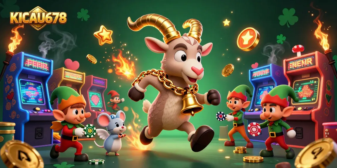KICAU678 players engaging in a thrilling holiday-horror casino experience with vibrant game elements.