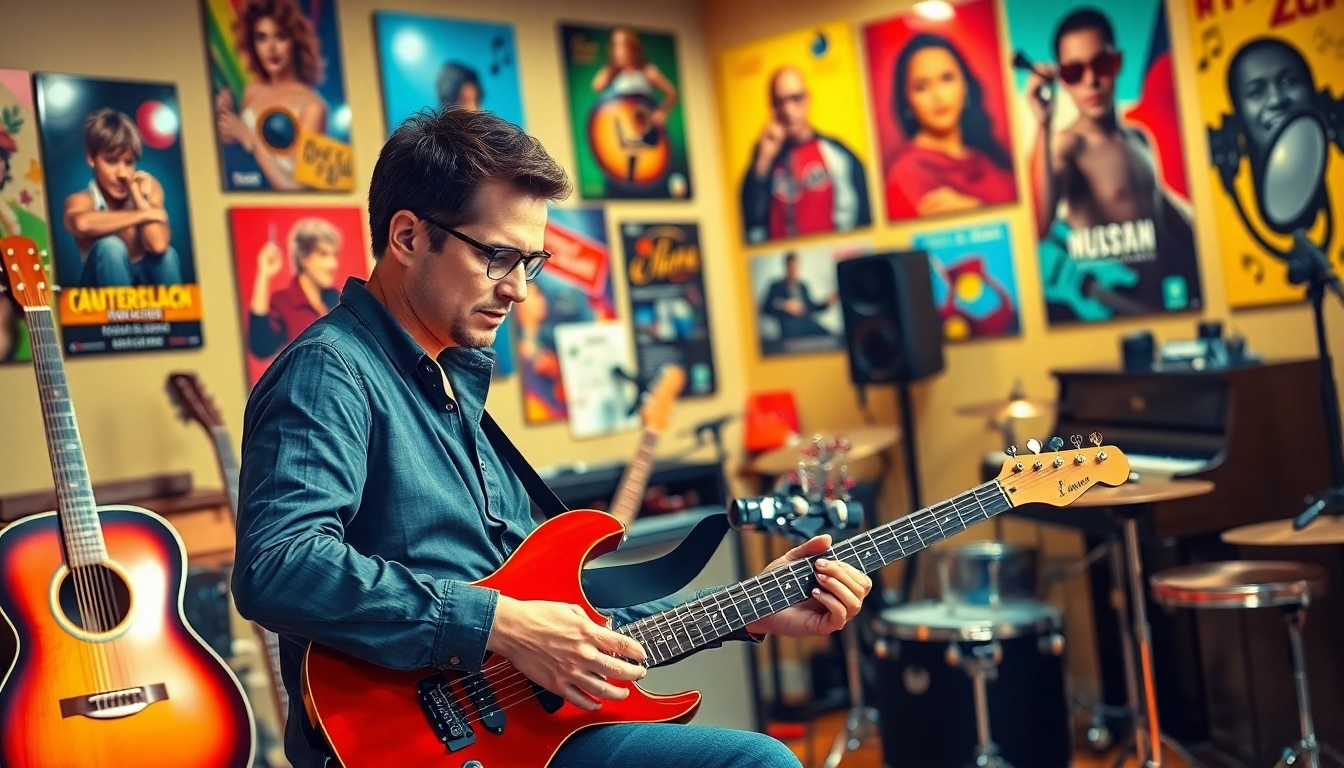Exploring lista instrumente muzicale through a musician's vibrant studio performance.